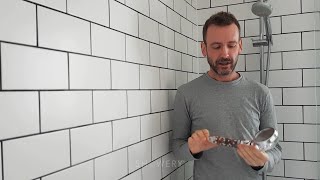 ShoweryTime Showery® Ecoflow shower head review and live demonstration by John [upl. by Heda]