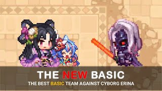 Guardian Tales Best Basic Dohwa Team on Cyborg Erina  GR93 Corrupted Ritual [upl. by Edieh49]