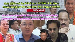 Exams Cancelled khulaina Sankha MLA Ranjit Debbarma Je Bg Data Mahon Jamatia bai Naikol jak TTAADC [upl. by Joktan915]