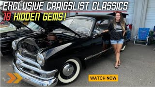 Craigslist Finds 10 Rare Classic Cars for Sale by Owner [upl. by Ailuig306]