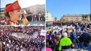 Le bande fanno il pieno Sanremo in Fiore parte col botto [upl. by Nadoj642]