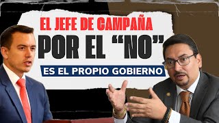 El jefe de campaña por el ‘No’ es el propio Gobierno” dice Leonardo Berrezueta [upl. by Neelsaj]