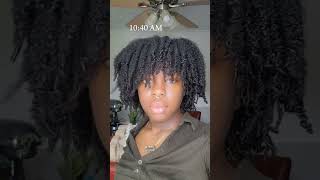 The results of my Wash amp Go Hack type4naturalhair [upl. by Eenerb]