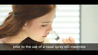 A nasal irrigation technique using a medical syringe ENG SUB [upl. by Melania]