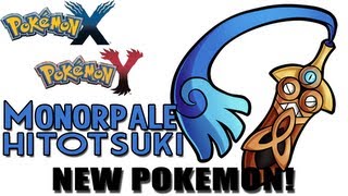 Pokémon XPokémon Y  NEW POKEMON HonedgeMonorpaleHitotsuki SteelGhost Type [upl. by Alena]