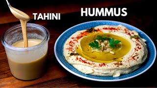 Easy Homemade Tahini and my Favorite Hummus Recipe [upl. by Sansen]