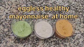 Eggless mayonnaise  homemade mayonnaise  classic Tandoori mint mayonnaise [upl. by Ashbey]