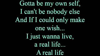 Real life  lyrics [upl. by Zela]