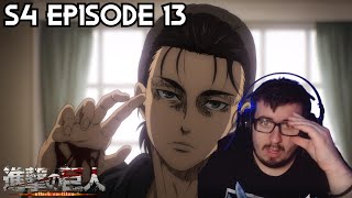 ATTACK ON TITAN SEASON 4 EPISODE 13 REACTION [upl. by Kelson972]