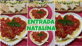 A MELHOR ENTRADINHA PARA O NATAL  TOMATES CONFITADOS [upl. by Dnomde]