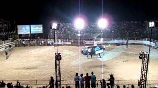 Crazy Helicopter Pilot at Caiuás Rodeio Show [upl. by Sperling]