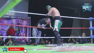 Nick Cage vs Crazy King mano a mano en estilo GCW en DTU MAGIA INTERNACIONAL [upl. by Atekal]