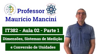 Aula 02  V 1  Dimensões Sistemas de Medição e Conversão de Unidades  Parte 1  Vídeo 003 [upl. by Yvi]