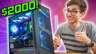 The ULTIMATE 2000 Gaming PC Build 2021 😁 RTX 3070 Ryzen 5800X w Gameplay benchmarks  AD [upl. by Laveen]