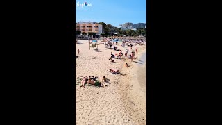 Beach Magaluf walk Beach Palma de mallorca Summer [upl. by Suiramed337]