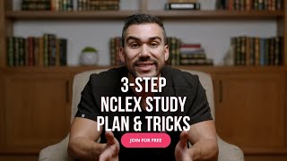 NCLEX Study Plan 3Step  NCLEX Review Series Nurse Mikes Tips amp Tricks [upl. by Pang]