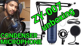 Zingyou ZY007 Condenser Microphone Unboxingchami life [upl. by Audwin487]