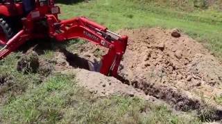 BXpanded Narrow Trencher Bucket in Action [upl. by Reve481]