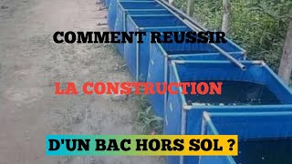 La construction dun bac hors sol en pisciculture  Partie 3 [upl. by Elly156]