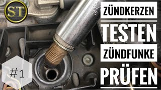 Kein Zündfunke  Zündkerzen selber testen auf Zündfunken  Seat Ibiza 6L 12 12V  Polo 9N [upl. by Eintirb11]