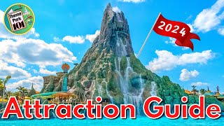 Universal Volcano Bay ATTRACTION GUIDE  2024  Universal Studios Orlando Resort  Water Park [upl. by Durgy]