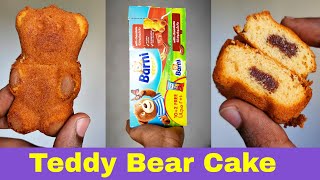 Chocolate Vanilla Sponge Bear Cake [upl. by Kayle934]