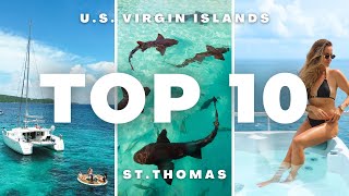 ST THOMAS TOP 10 things to do US VIRGIN ISLANDS  2024 [upl. by Ydissac]