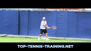 David Nalbandian Backhands Slow Motion [upl. by Aihsenek]