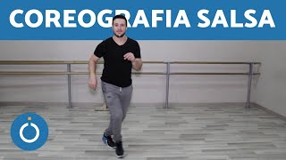 COREOGRAFIA DE SALSA FÁCIL  PASSOS BÁSICOS [upl. by Anahsahs217]