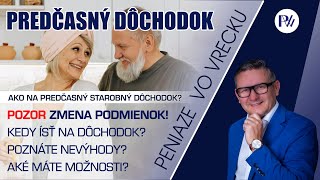 Predčasný dôchodok [upl. by Yrocej]