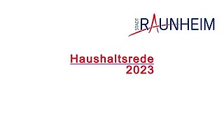 Rede von Bürgermeister David Rendel zur Einbringung des Haushalts 2024 [upl. by Ekul60]