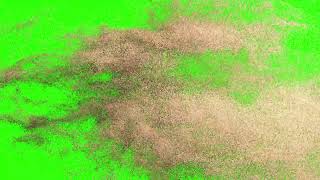 4K Sand Storm Overlay  Transition Green Screen [upl. by Enirok]