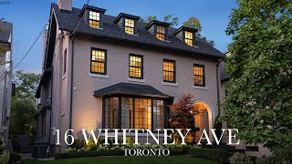 Rare Rosedale masterpiece  16 Whitney Ave Toronto [upl. by Mulloy]