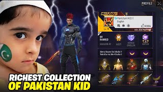 ₹1 Crore Collection😮 Free Fire Pakistan Richest Kid ID [upl. by Letsyrhc]