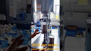 401 Can Sealer Machine Canning Food Can Closing Machine  Can Crimper Machine Factory [upl. by Ennoval]