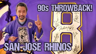 San Jose Rhinos RHI autographed jersey mailday 🦏 [upl. by Mahseh]