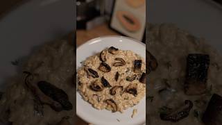 🍄‍🟫 PilzRisotto mit gerösteten Shiitake und Champions mushroom creamy risotto [upl. by Bridie]