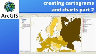 ArcGIS tips creating cartograms and charts part 2 [upl. by Ailehc539]