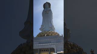 海南島三亞南山文化旅遊區，108米的海上觀音。The 108meter Guanyin on Sea in Nanshan Cultural Zone Sanya Hainan Island [upl. by Aleekat]