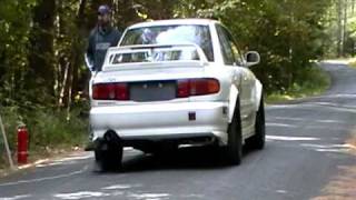 Alex Grabaus Lancer Evolution II Hillclimber Worst launch of all time [upl. by Porte761]