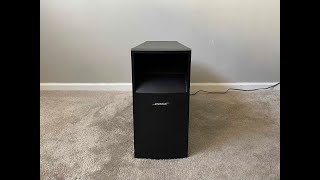 Bose Acoustimass 15 II Module Home Entertainment Theater Powered Active Subwoofer Speaker System [upl. by Savvas]