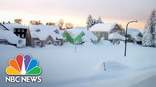 Buffalo In State Of Emergency After Massive Snowfall  NBC News [upl. by Hama]