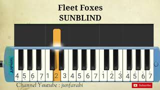 Fleet Foxes  SUNBLIND  melodica easy [upl. by Thecla]