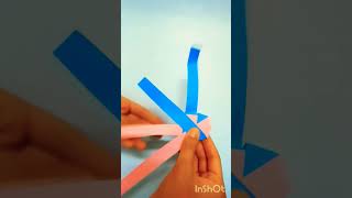 Easy paper fidgets 💗💙shorts howtomake antistress fidget craft [upl. by Jaan601]