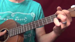 Baritone Uke Chord Building in A Major [upl. by Amery931]