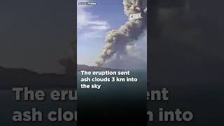 Volcano Erupts In Indonesia Spews Ash 3 Km Into Sky [upl. by Nogaem]