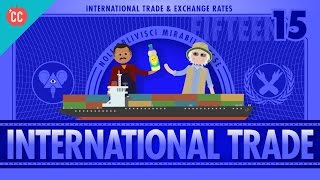 Imports Exports and Exchange Rates Crash Course Economics 15 [upl. by Yarised]