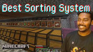 Minecraft 121 Auto Sorting Storage System  Essential Build Tutorial [upl. by Elocn]