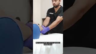 Intermittent Knee traction Technique for Pain Relief Knee OA  Post Operative Stiffnesssports [upl. by Enuahs]