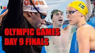 2024 OLYMPIC GAMES  Swimming Day 9 Finals LIVE [upl. by Nymassej]